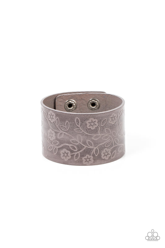 Rosy Wrap Up - Silver Urban Wrap Bracelet
