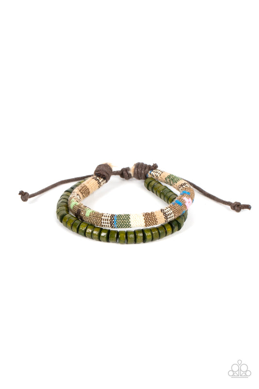 Pack your Poncho Urban - Green - Paparazzi Accessories