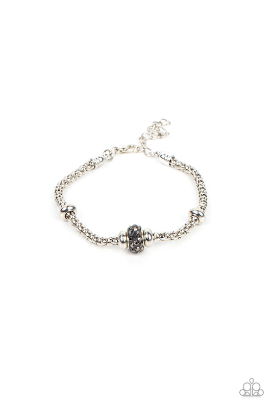 Downtown Decoupage - Silver Bracelet - Paparazzi Accessories