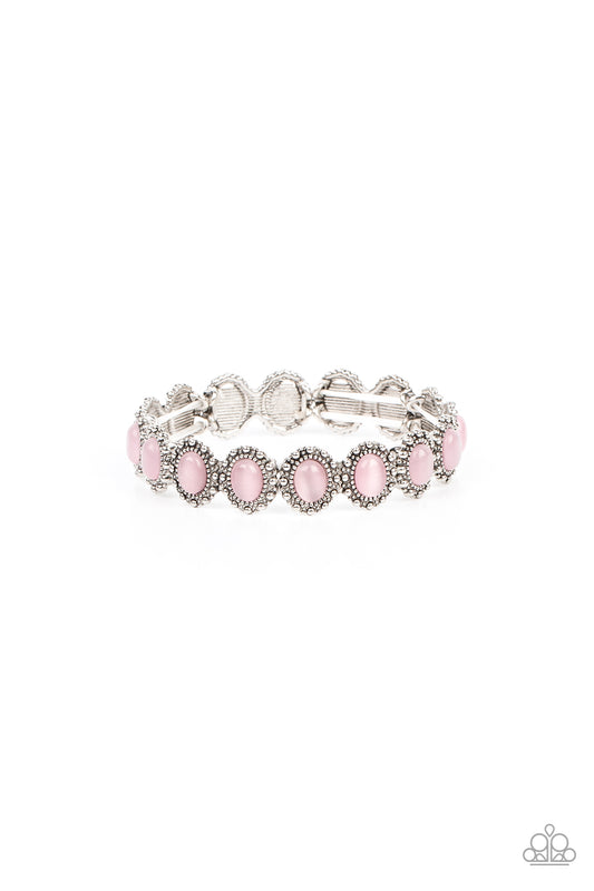 Sweet Oblivion - Silver and Pink Bracelet