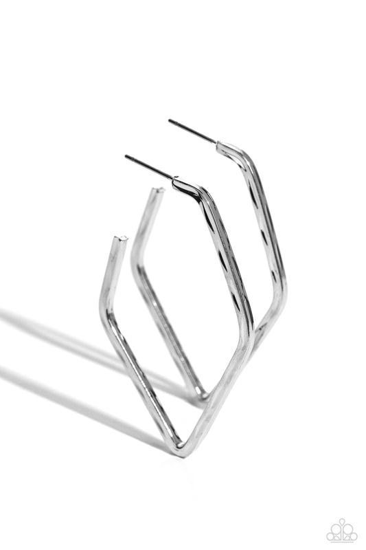Winning Edge  Earrings - Silver