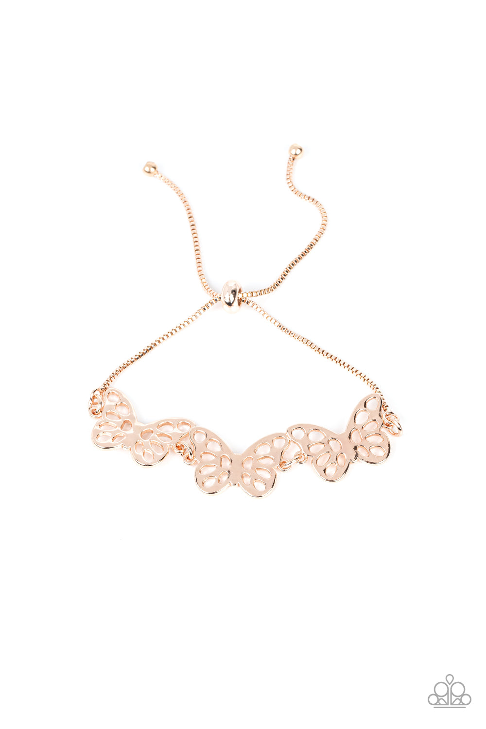 Put a WING on It - Rose Gold Butterfly Bracelet