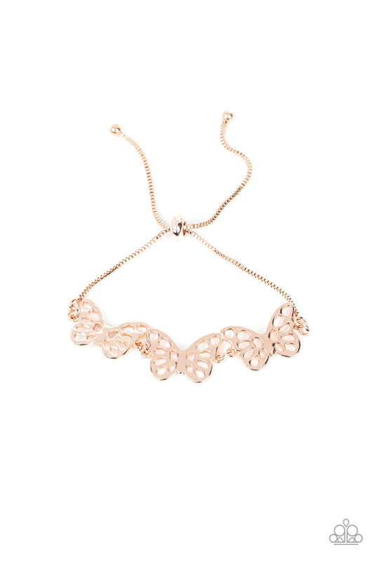 Put a WING on It - Rose Gold Butterfly Bracelet