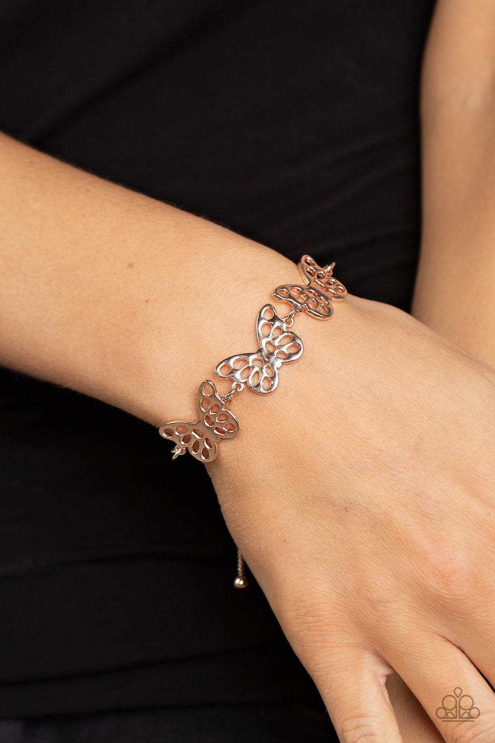 Put a WING on It - Rose Gold Butterfly Bracelet