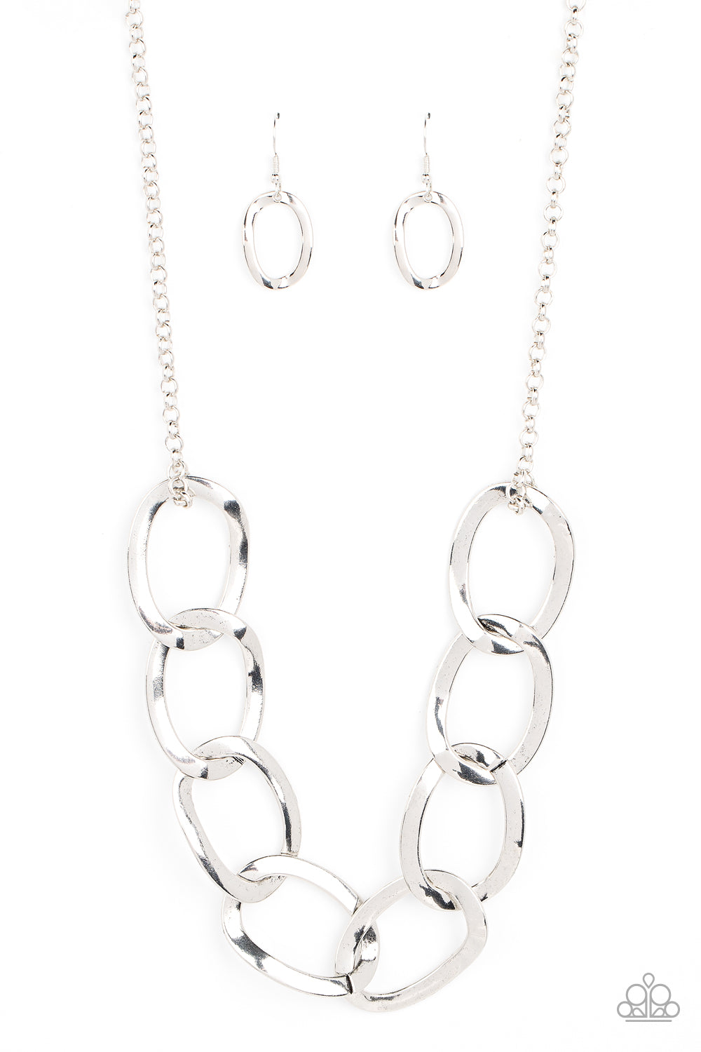 I've got the Power - Silver Necklace  - Paparazzi Accessories