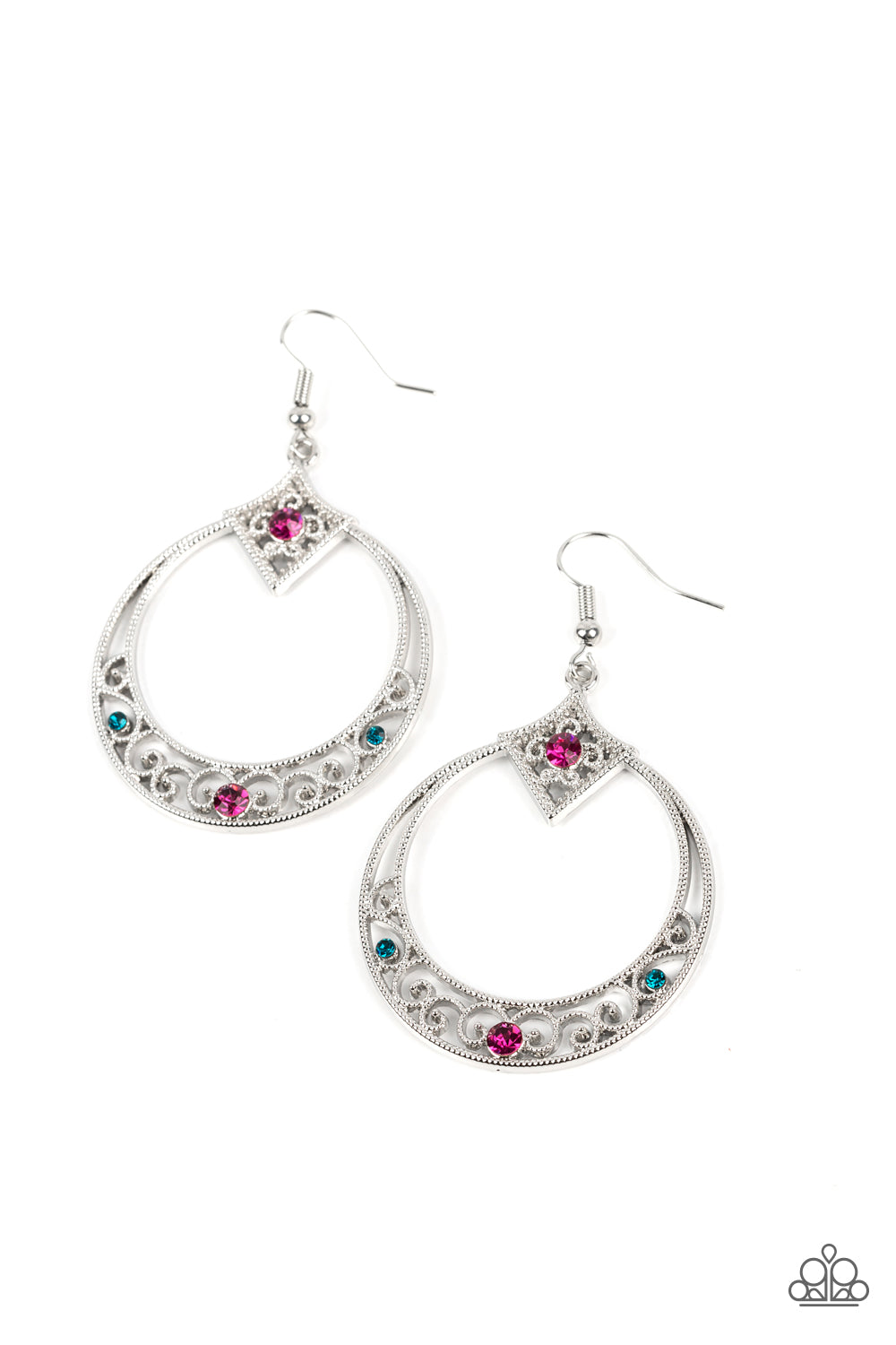 Royal Resort - Silver Multi Earrings