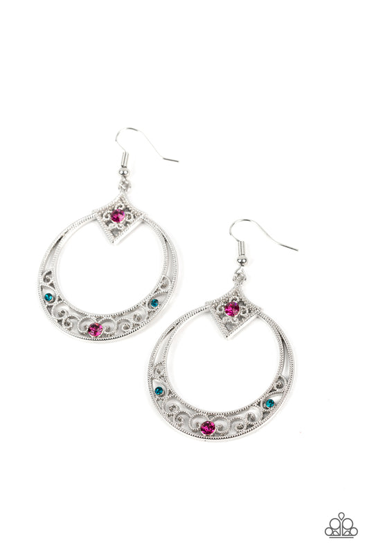 Royal Resort - Silver Multi Earrings