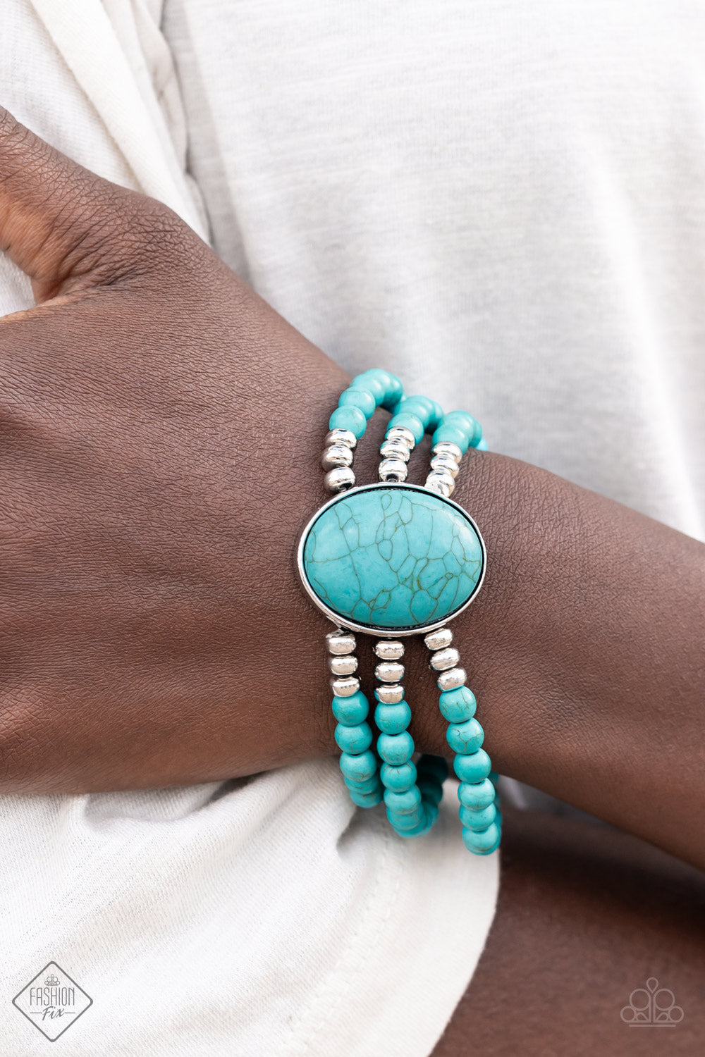 Stone Pools -Turquoise Stone Bracelet
