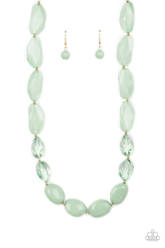 Private Paradise - Green (Jade color) Necklace