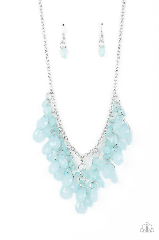 Crystal Cabaret - Silver w/Blue Necklace
