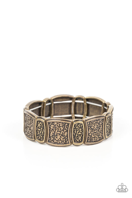 Wine Country Bracelet - Brass