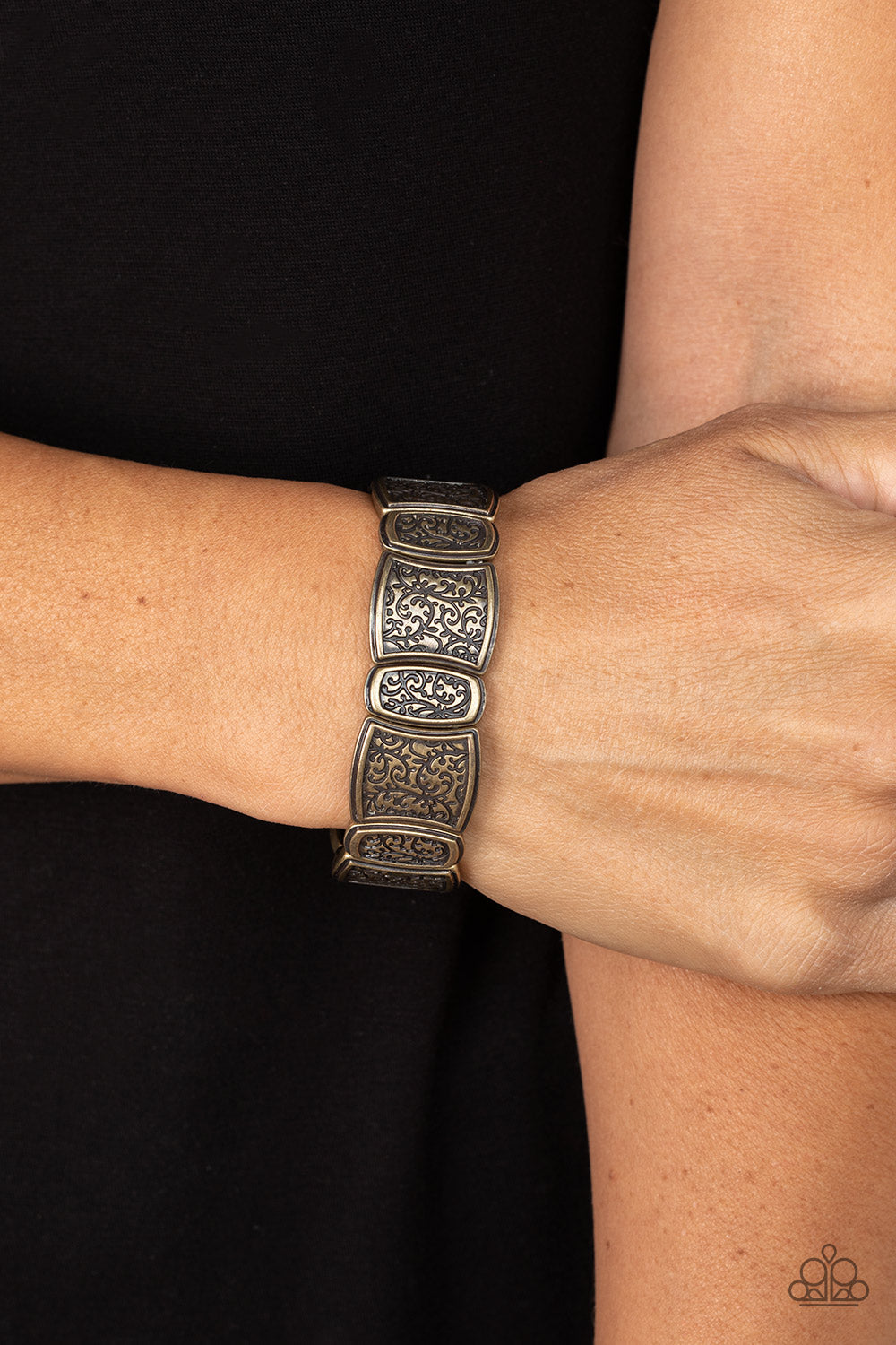 Wine Country Bracelet - Brass