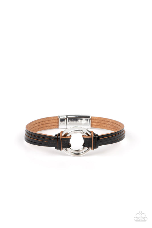 Free Range Fashion - Black Bracelet -  Magnetic
