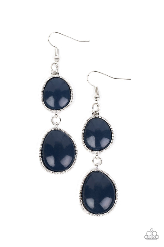 Mediterranean Myth  Earrings - Blue