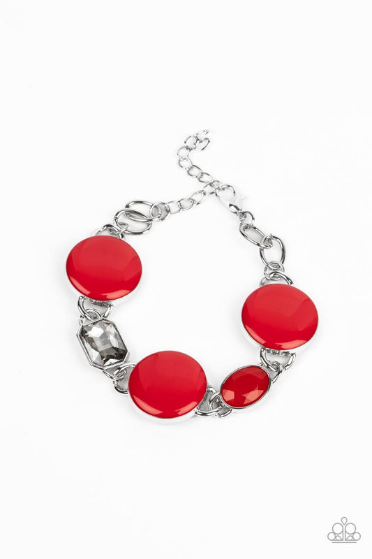 Dreamscape Dazzle - Silver w/Red Bracelet