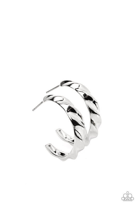 HOOP it Up  Earrings- Silver