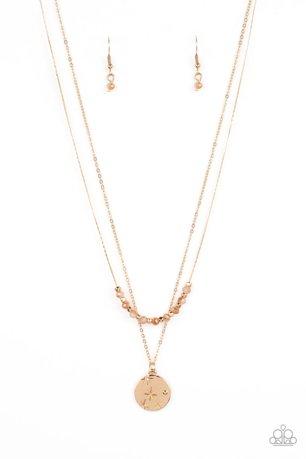 Stunning Supernova - Gold Necklace - Paparazzi Accessories
