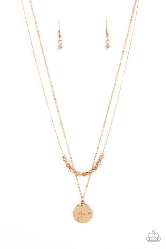 Stunning Supernova - Gold Necklace - Paparazzi Accessories