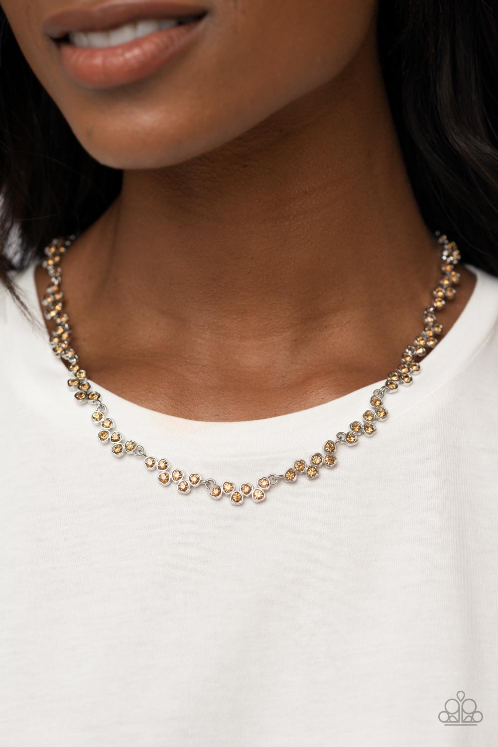 GLOWING Admiration - Brown Necklace - Paparazzi Accessories