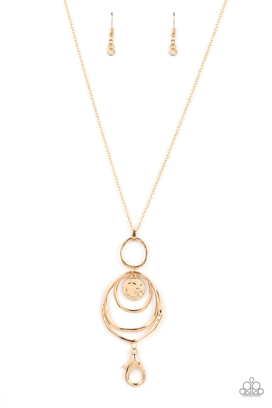 Mermaid Maestoso - Gold Necklace -Lanyard