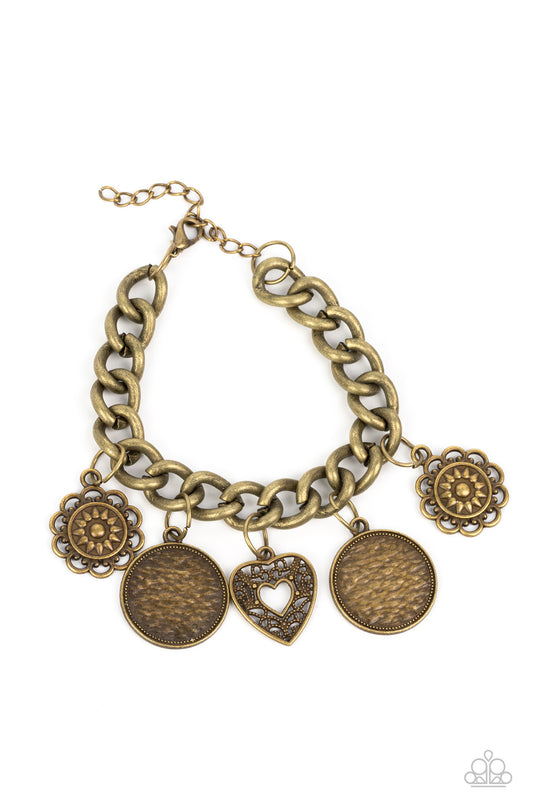 Complete CHARM-ony - Brass Bracelet - Paparazzi Accessories