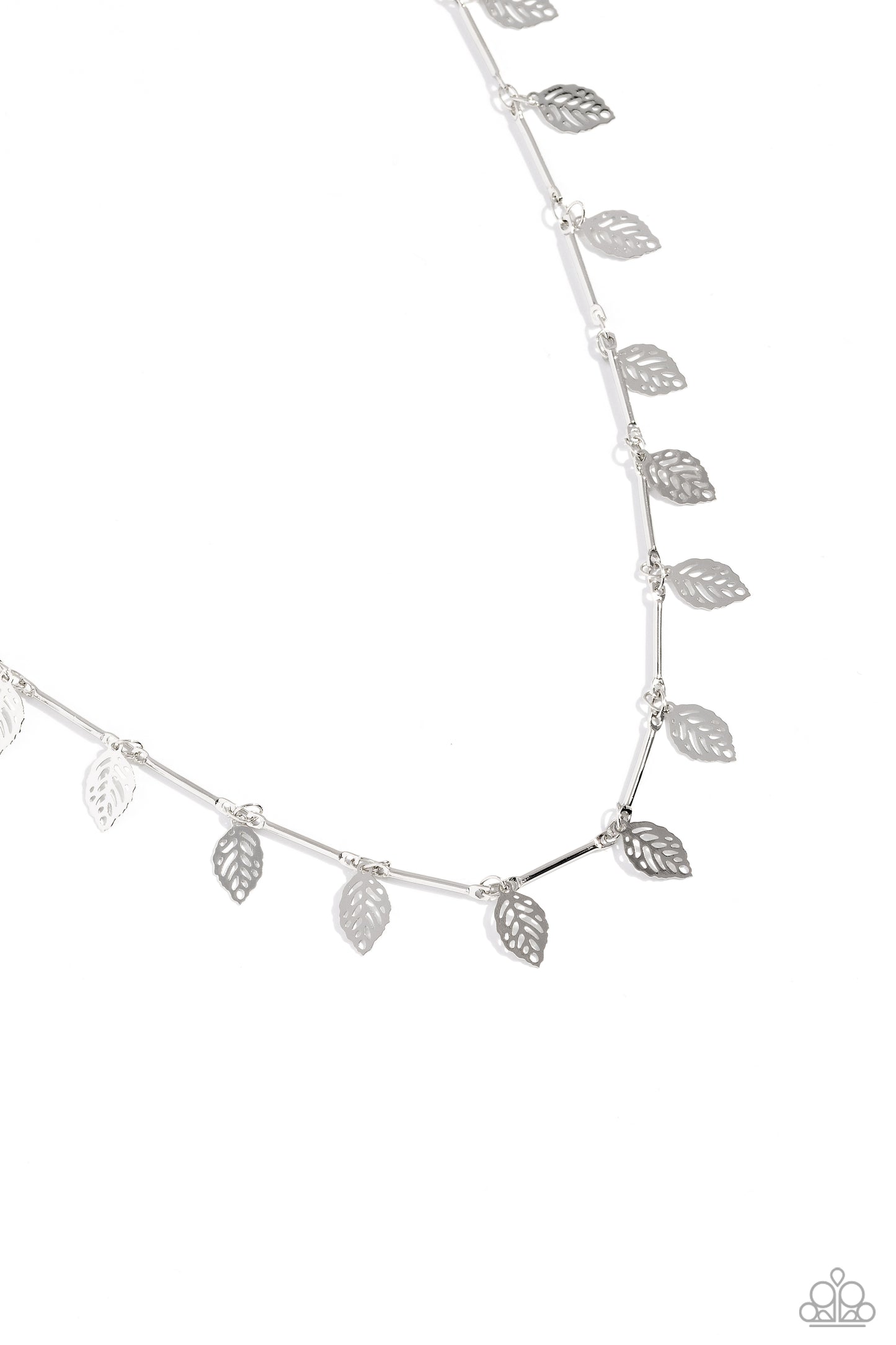 LEAF a Light On Necklace - Silver