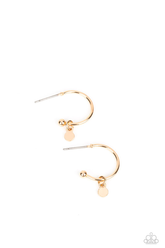 Modern Model - Gold Earrings