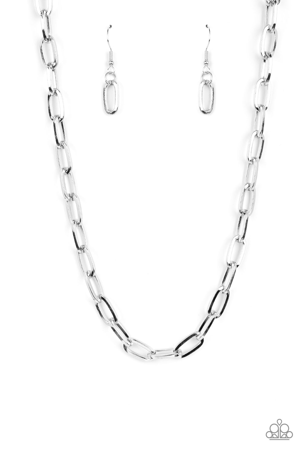 Boston Backdrop  Necklace- Silver