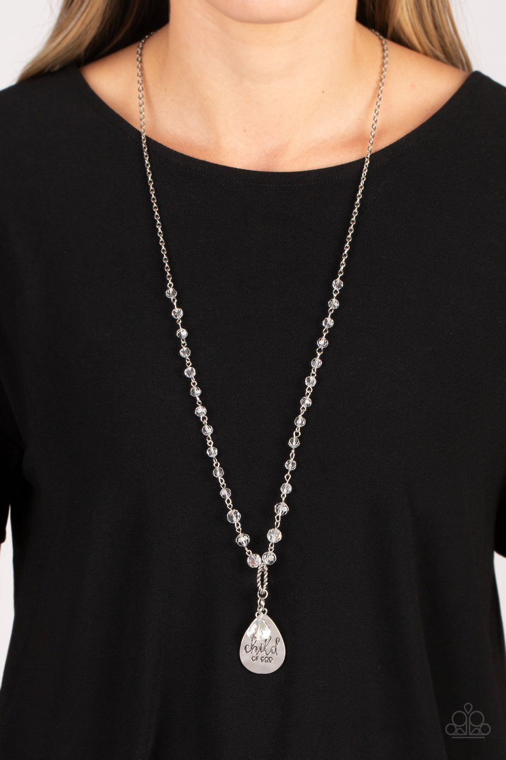 Divine Dance - White Necklace - Paparazzi Accessories