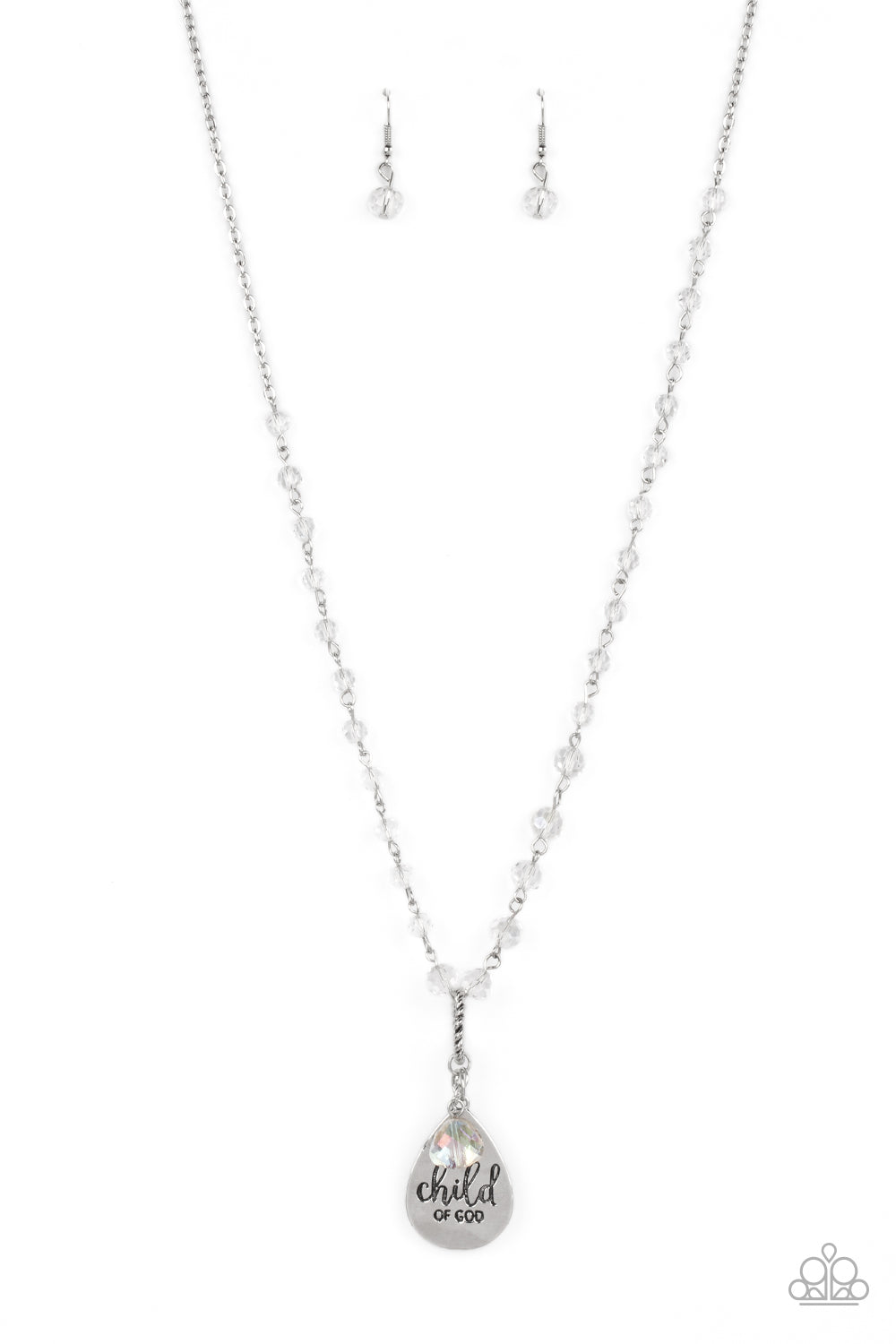 Divine Dance - White Necklace - Paparazzi Accessories