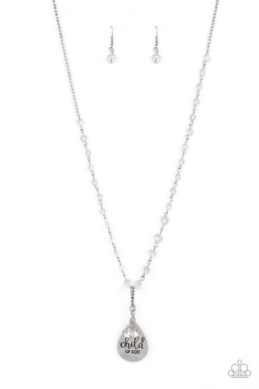 Divine Dance - White Necklace - Paparazzi Accessories