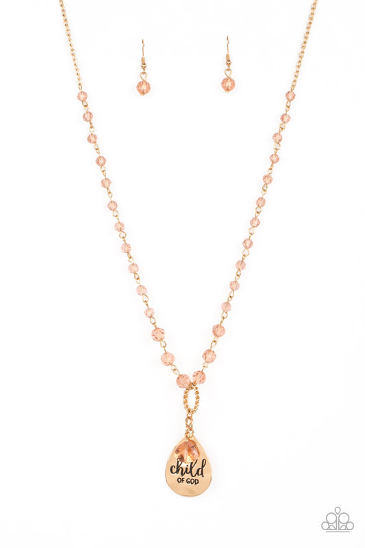 Divine Dance - Gold Necklace - Paparazzi Accessories