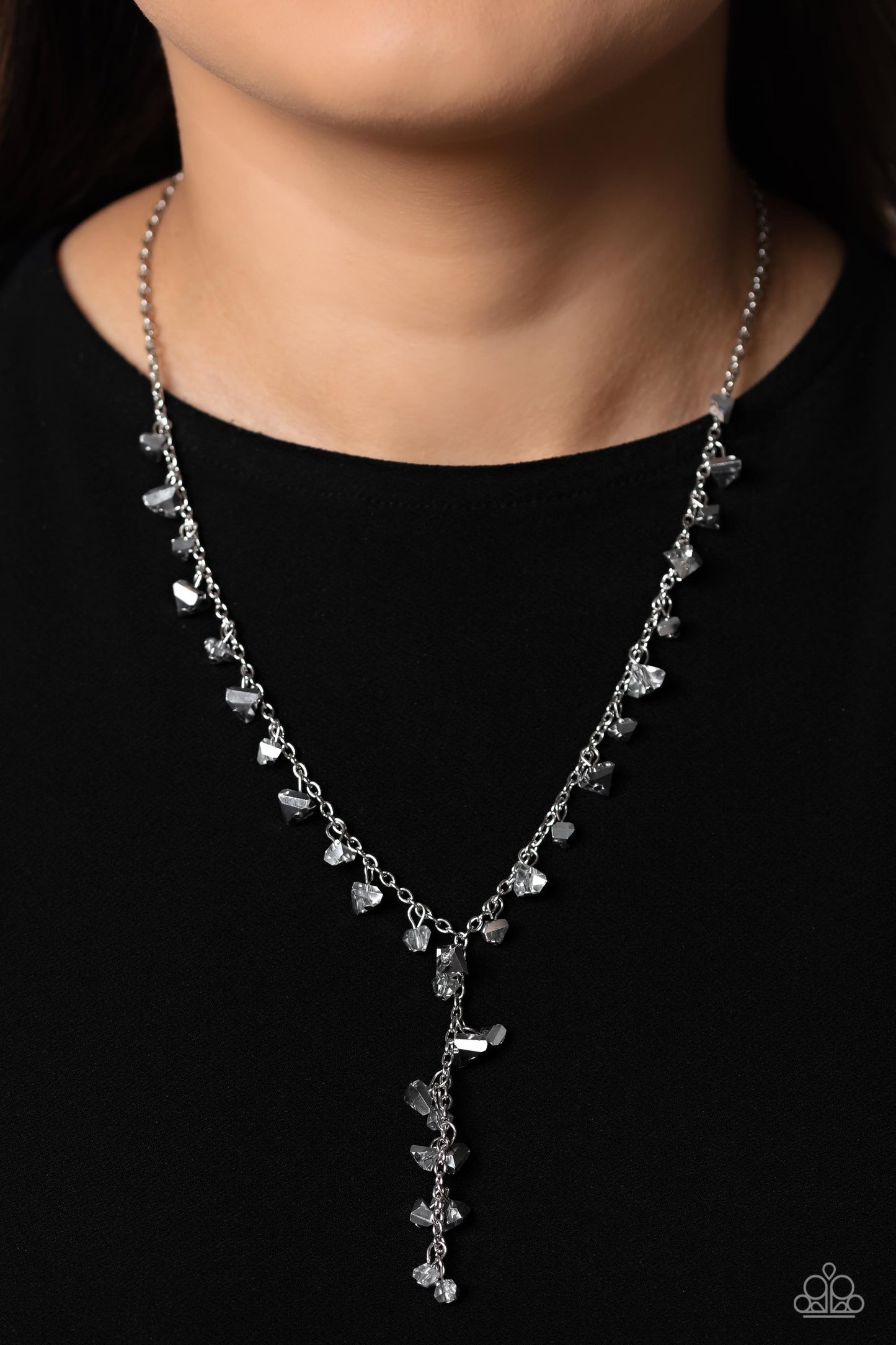 Chiseled Catwalk  Necklace - Silver