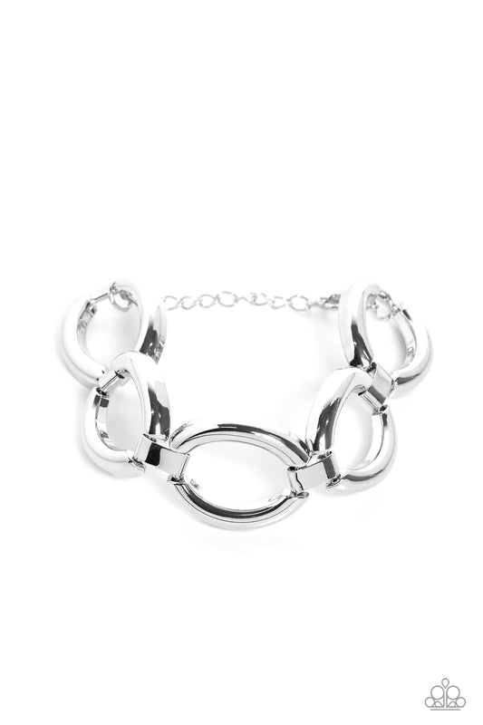 Constructed Chic Bracelet - Silver Bracelet