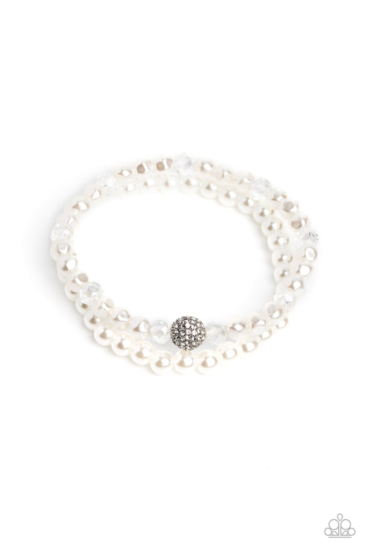 Countess Cutie  Bracelet- White Pearls