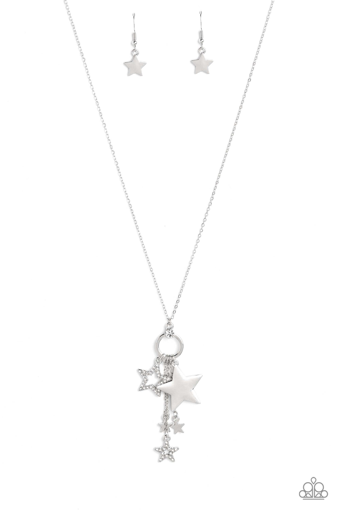 Starry Statutes - White Star Necklace