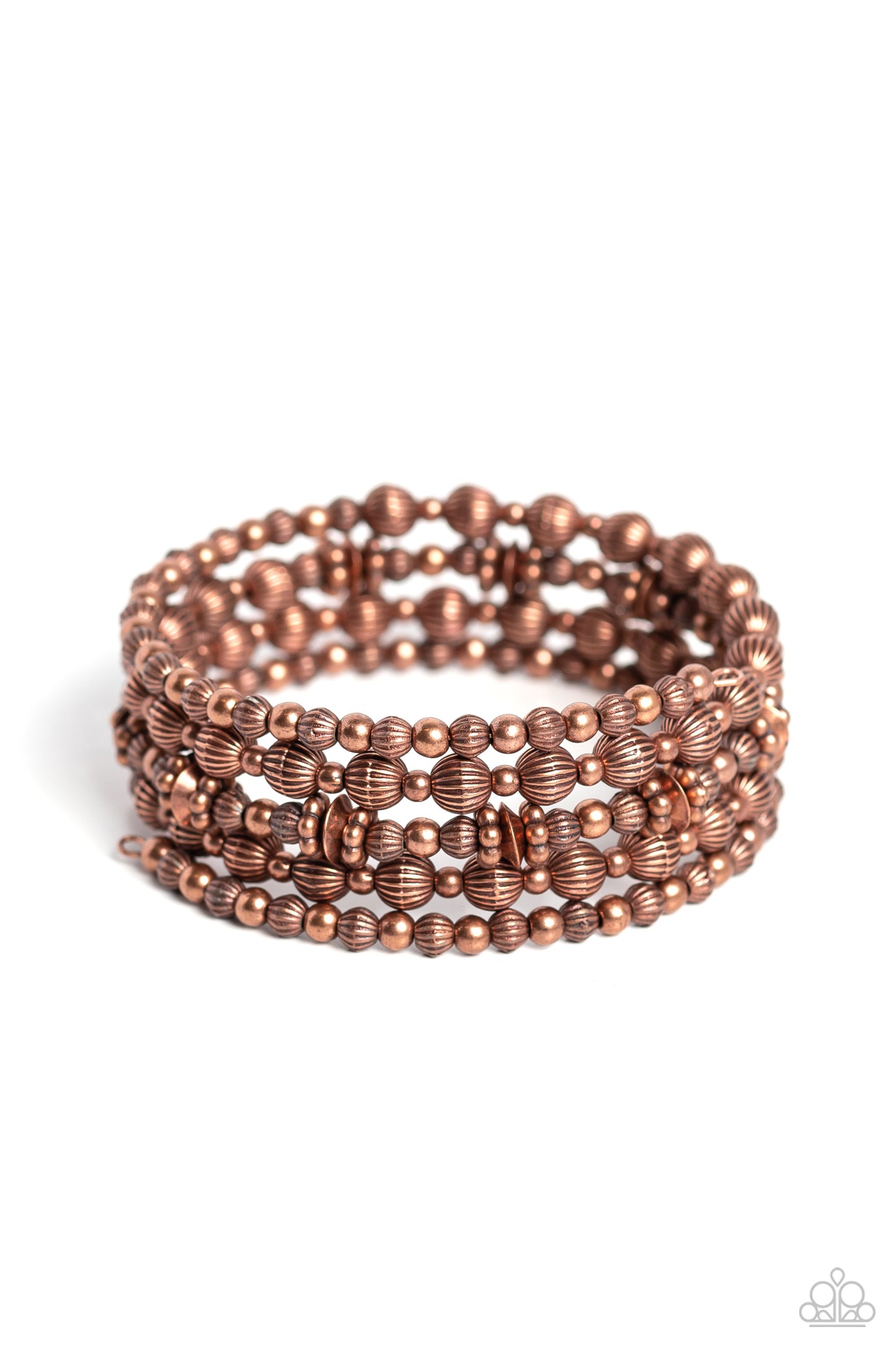 Striped Stack - Copper  Bracelet