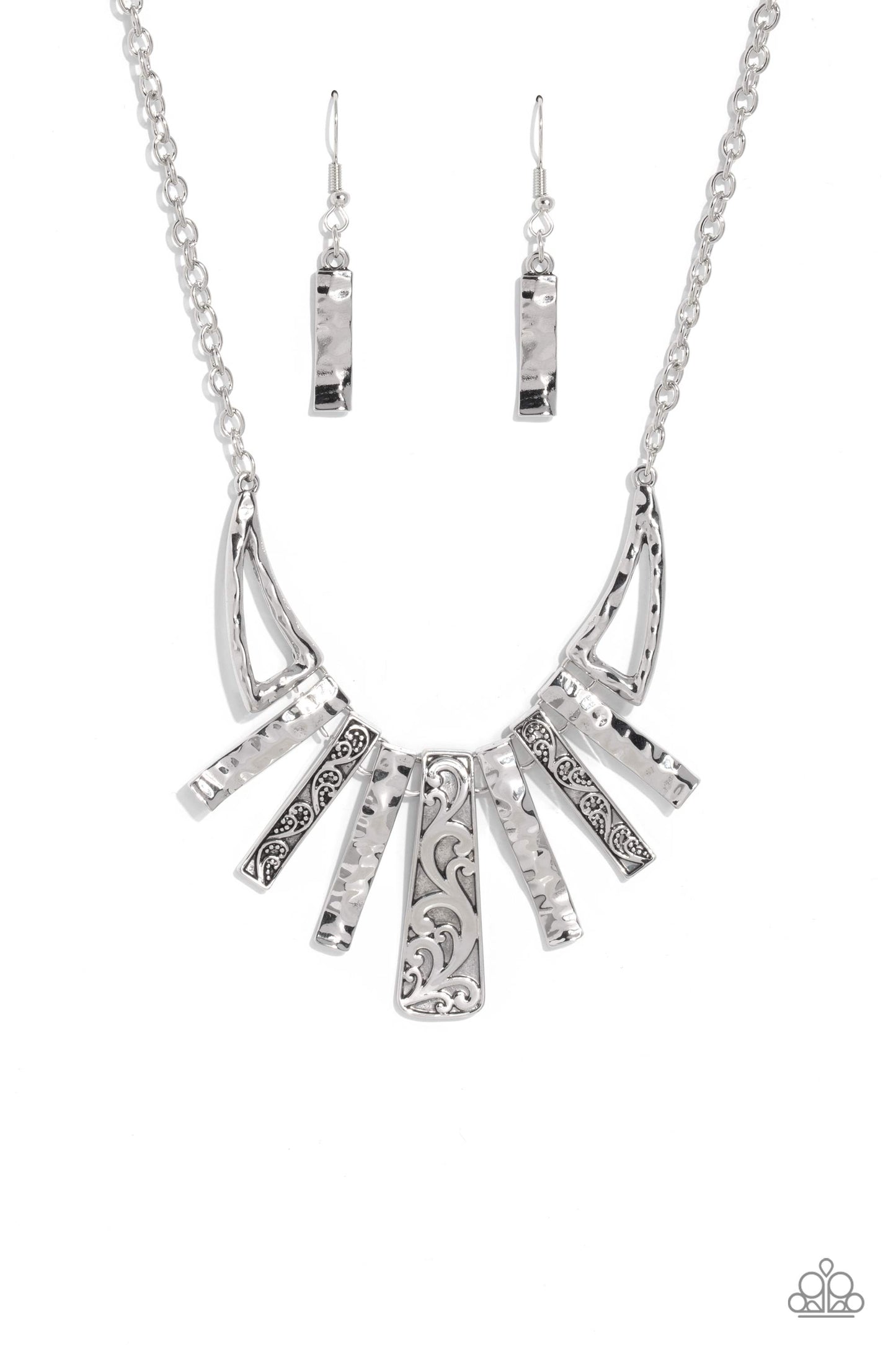 Paisley Pastime - Silver  Necklace
