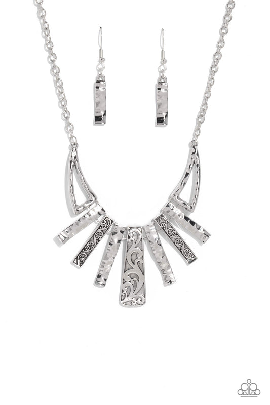 Paisley Pastime - Silver  Necklace