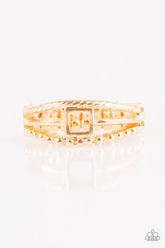 A Square Deal Gold Ring
