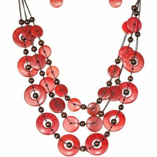 CaCoastin Red Wood Necklacetalina