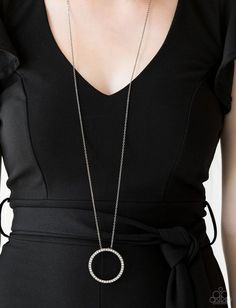 Center of Attention Black Necklace HR