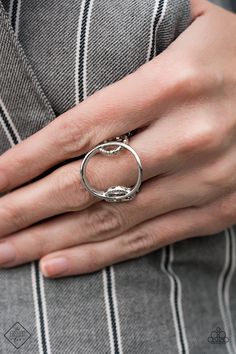 Circle  Around Me Silver Ring