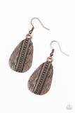 Double the Texture Cooper Earrings