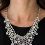 Fishing for Compliments Silver Necklace - Paparazzi
