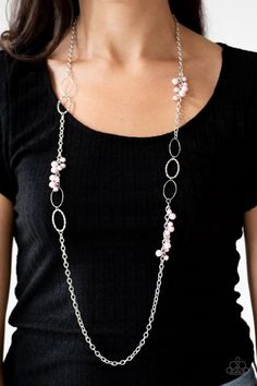 Flirty Foxtrott Pink Necklace