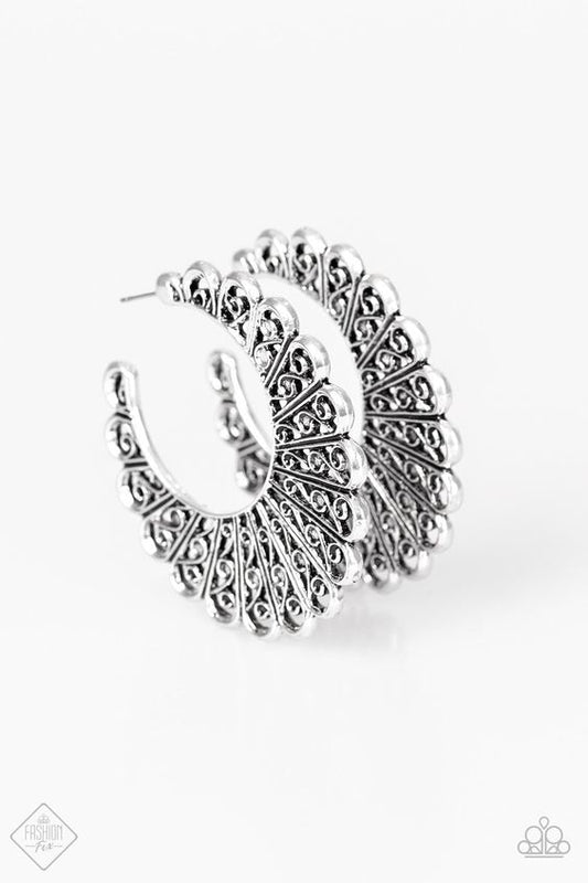 Funky Flirt silver earrings