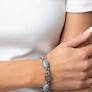 Garden Rendezvous Silver-Grey Bracelet - Paparazzi