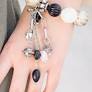 Lights! Camera! Action! Silver Bracelet with black beads - Paparazzi