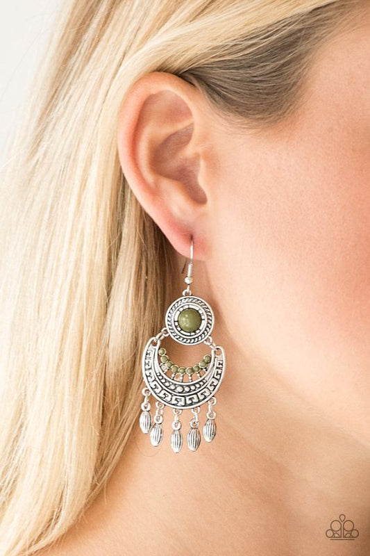 Mantra to Mantra green earrings